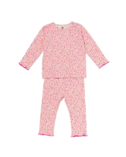 babypyjama bloemen multicolor