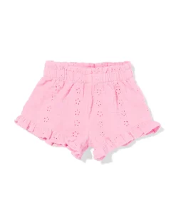 babyshort comfy fit broderie roze