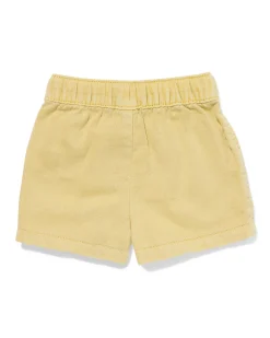 babyshort comfy fit okergeel