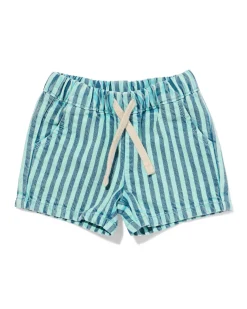 babyshort comfy fit strepen groen
