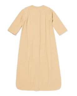 babyslaapzak met afneembare mouwen rib 0.5tog zand