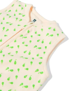 babyslaapzak mouwloos katoen 1tog peren beige
