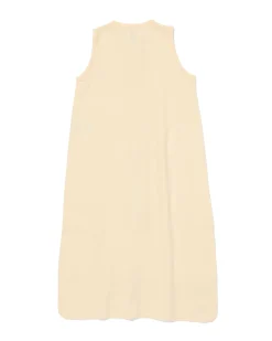 babyslaapzak mouwloos mousseline 0.5tog croissant beige