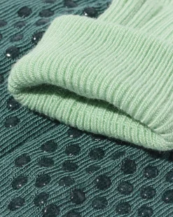 babysokken rib met bamboe - 5 paar groen