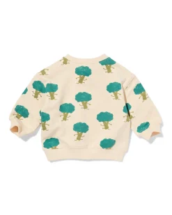 babysweater broccoli ecru