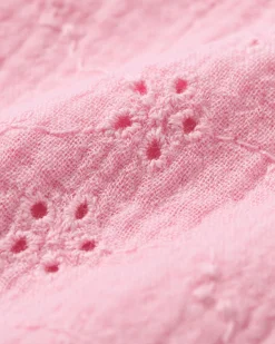 babytop broderie roze