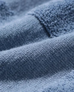 babytrui badstof blokken blauw