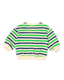 babytrui badstof strepen ecru