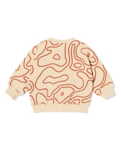 babytrui sweatstof swirl ecru
