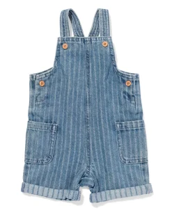 babytuinbroek strepen denim