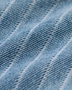 babytuinbroek strepen denim