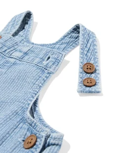 babytuinbroek strepen denim