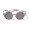 babyzonnebril rond roze