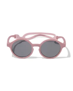 babyzonnebril rond roze