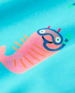 babyzwembroek garnalen felblauw