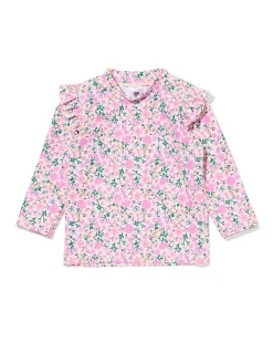 babyzwemshirt UPF40+ bloemen multi