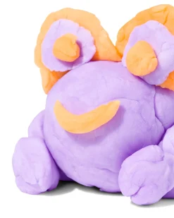 badklei lila+oranje 2x80g