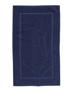 badmat 50x85 zware kwaliteit nachtblauw
