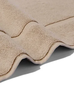 badmat 50x85 zware kwaliteit taupe