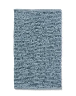 badmat 50x85cm chenille ijsblauw