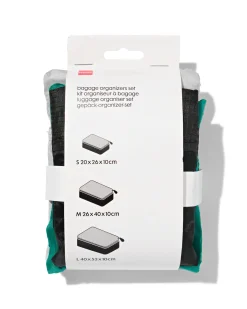 bagage organizers - 3 stuks