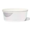 bak 1300ml papier zilver - 2 stuks