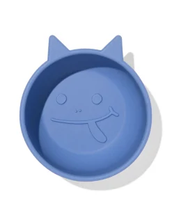 bakje Ø10cm monster siliconen blauw