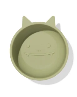 bakje Ø10cm monster siliconen groen