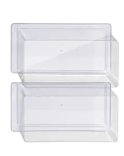 bakje transparant S - 2 stuks