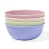 bakjes 430ml kunststof pastel - 4 stuks