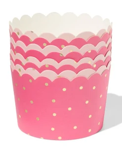 bakjes ⌀9.3x6cm papier prinses - 8 stuks