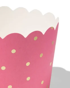 bakjes ⌀9.3x6cm papier prinses - 8 stuks