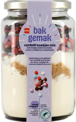 bakmix voor confettikoekjes