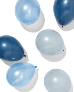 ballonnen 23cm blauw - 20 stuks