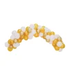 ballonnenboog 75x23cm 250cm wit-goud