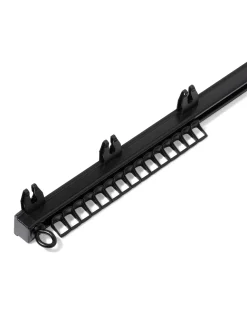 basis U-rail 150cm zwart