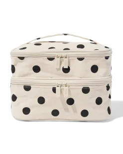 beauty case canvas stip