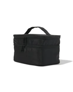 beautycase met organiser zwart 17x25x15