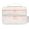 beautycase 25x17cm bloemen