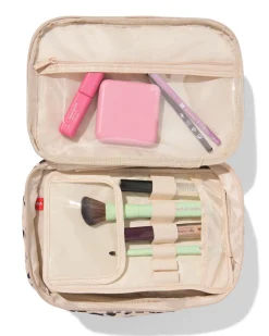 beautycase 25x17cm luipaard