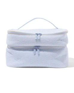 beautycase 25x17cm strepen