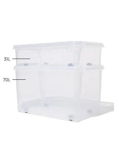 bedroller 31L Paris transparant 72x40x20