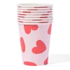 beker hartjes 8 stuks