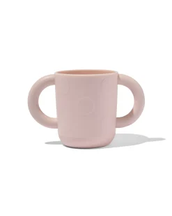 beker met handgrepen beige