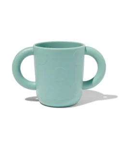 beker met handgrepen blauw