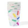 bekers confetti 8 stuks