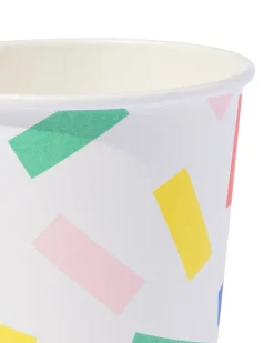 bekers confetti 8 stuks