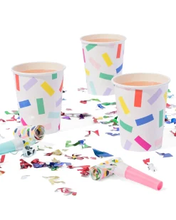 bekers confetti 8 stuks
