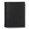 billfold portemonnee hoog leer zwart