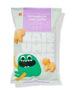 bio maïs puffs banaan-framboos 30g
